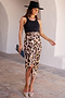 Brown Leopard Jaspre Skirt