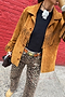 Leopard Lucia Scallop Detail Jeans Petite