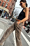 Leopard Lucia Scallop Detail Jeans Petite