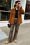 Leopard Lucia Scallop Detail Jeans Petite