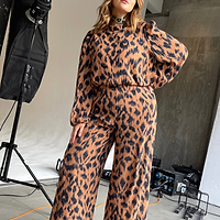 Thumbnail for Model wearing Animal Jumpsuit standing facing the camera