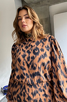 Thumbnail for Model wearing Animal Jumpsuit standing facing the camera close up