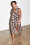 Cotton Linen Leopard Brooklyn Dress