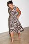 Cotton Linen Leopard Brooklyn Dress