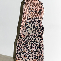 Thumbnail for Model wears Leopard Mesh Skirt in UK 18 / US 14