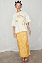 Cream and Gold Mosaic Leopard T-Shirt