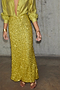 Lime Sequin Dorris Skirt