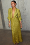Lime Sequin Dorris Skirt