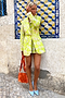 Lime Mosaic Taylor Blazer