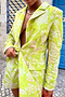 Lime Mosaic Taylor Blazer