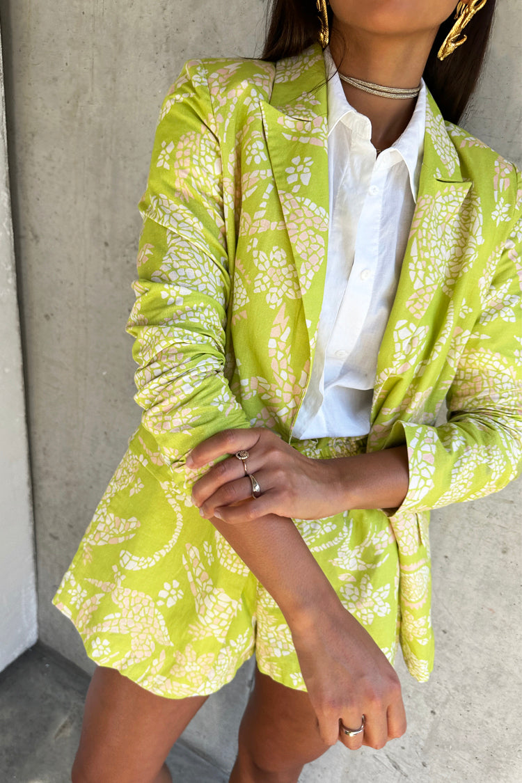 Lime Mosaic Taylor Blazer