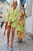 Thumbnail for Lime Mosaic Taylor Blazer