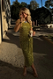 Lime Sequin Jaspre Skirt