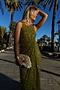 Lime Sequin Jaspre Skirt