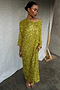 Lime Sequin Jem Dress