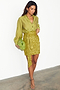 Lime Sequin Mini Jaspre Skirt