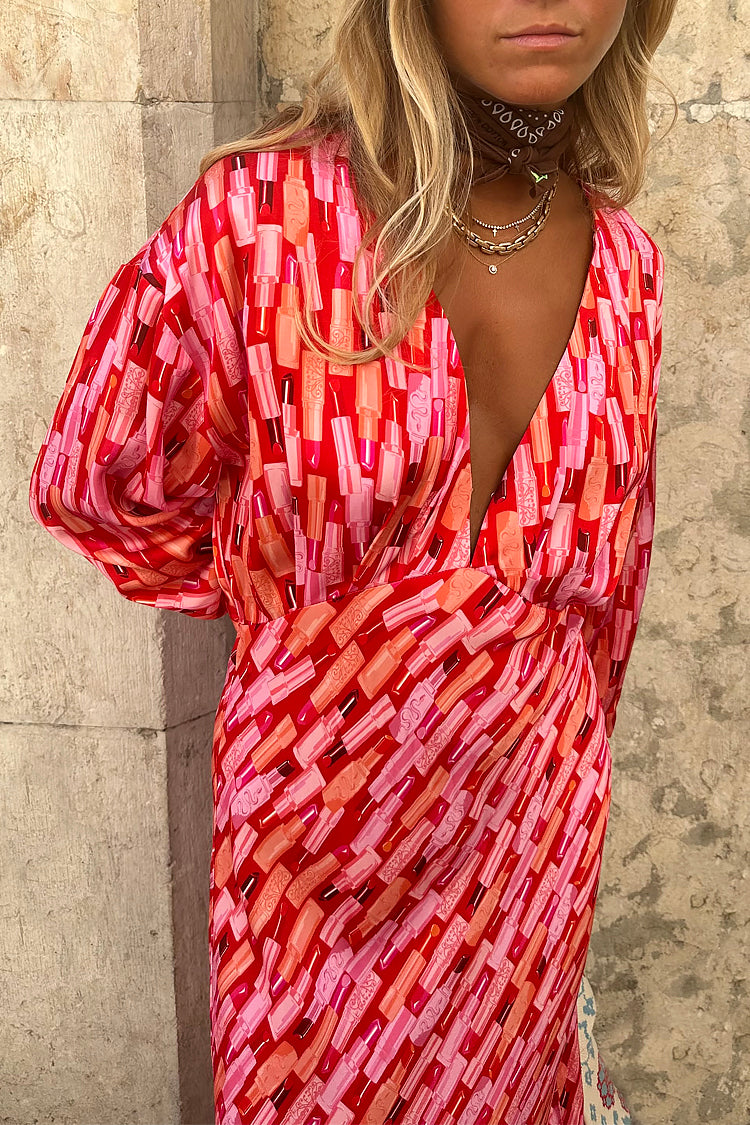 Red Lipstick Emma Dress Petite