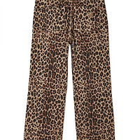 Thumbnail for Leopard Lucia Scallop Detail Jeans