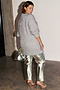 Silver Lyon Tinsel Belted Mini Dress - Petite