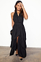 Black Matilda Wrap Dress