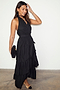 Black Matilda Wrap Dress