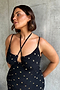 Black Megan Plisse Dress