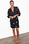 Black Snake Mini Wrap Skirt 