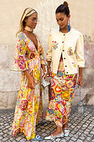 Thumbnail for caption_Model wears Mosaic Reign Dress in UK size 10/ US 6