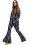 Navy Nautical Jersey Trousers