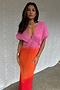 Pink Ombre Elodie Dress