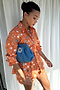 Orange Leopard Geanie Shirt