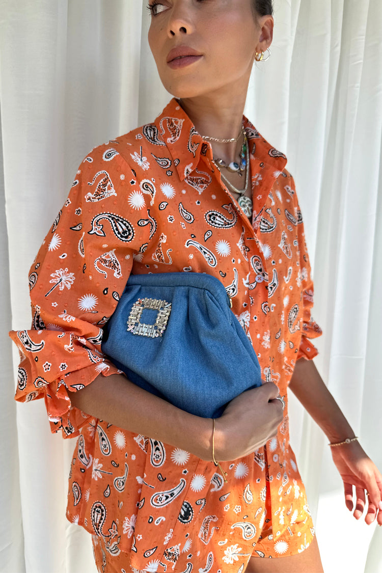 Orange Leopard Geanie Shirt