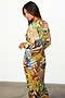 Cream Palm Leaf Emma Dress Petite