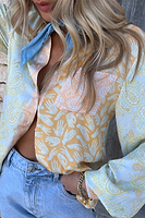 Thumbnail for Model wearing Pastel Gabbie Shirt