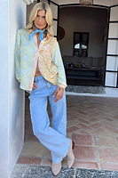 Thumbnail for Model wearing Pastel Gabbie Shirt
