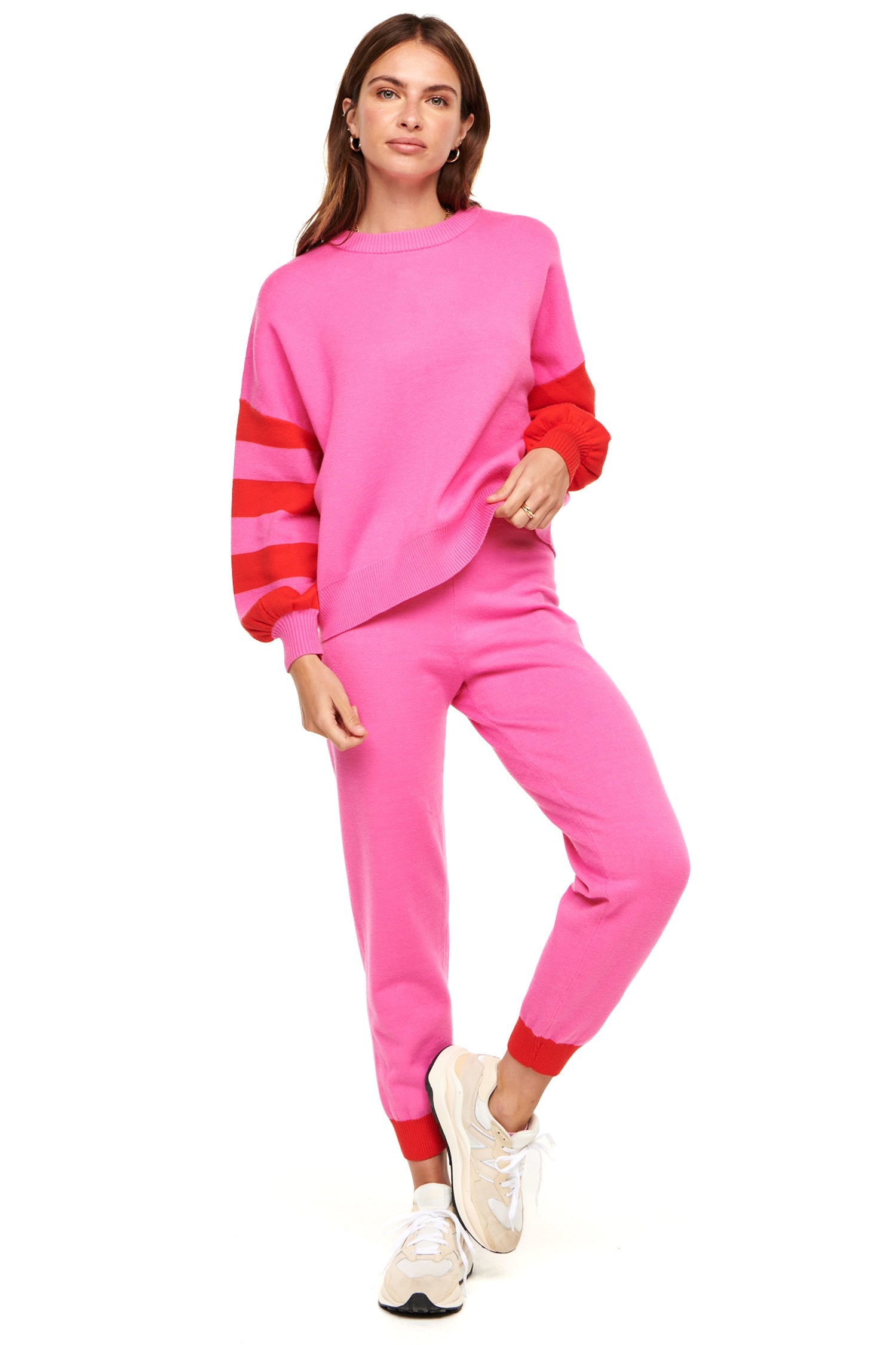 Pink and Red Jogger