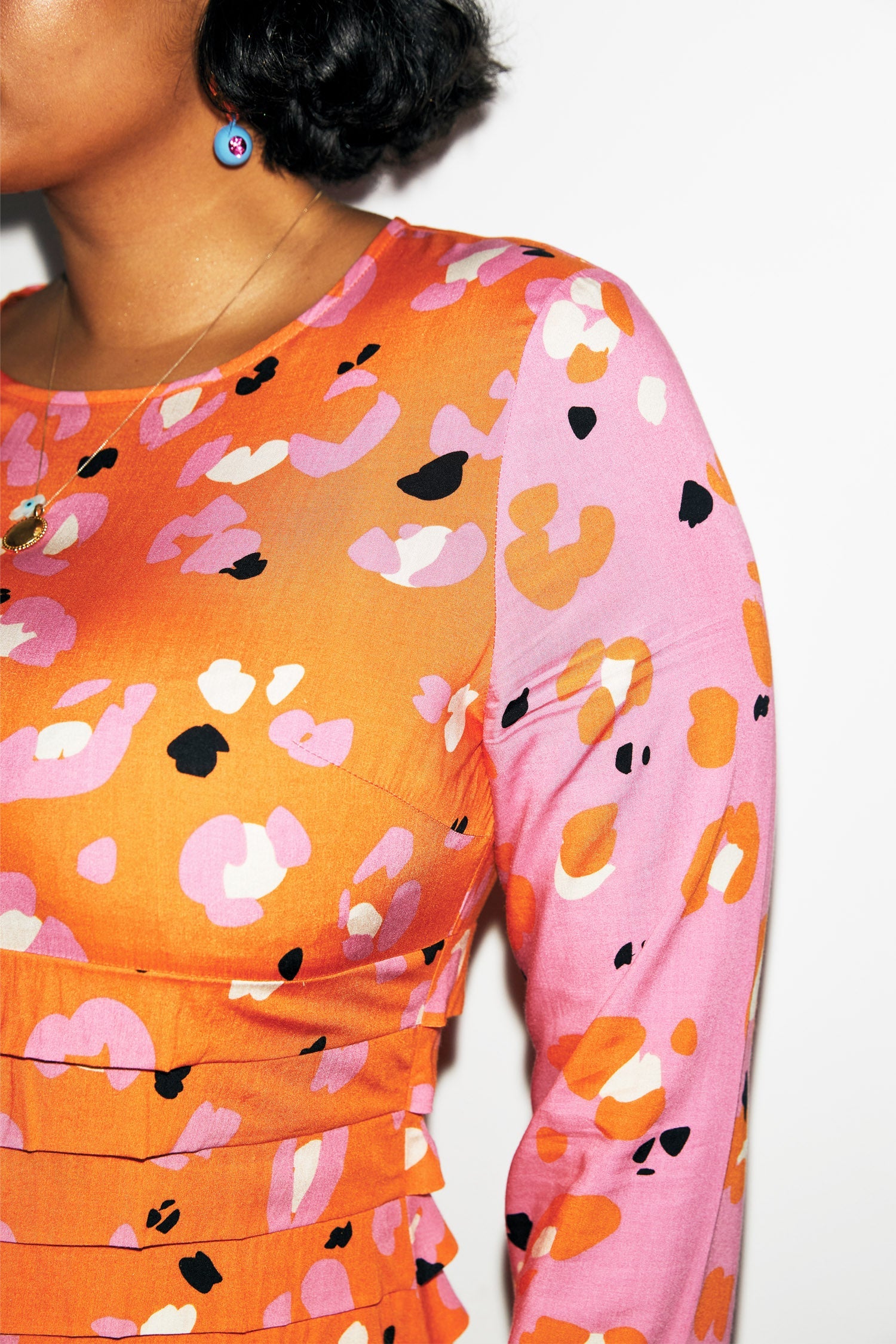 Pink Animal Mona Dress - Curve