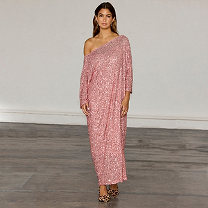 Pink Sequin Jem Dress