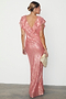 Pink Jacquard Tilda Dress