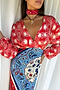 Red Bandana Clash Emma Dress