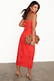 Red Broderie Cami Top