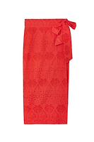 Thumbnail for Red Broderie Jaspre Skirt