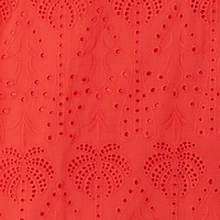 Thumbnail for Red Broderie Jaspre Skirt
