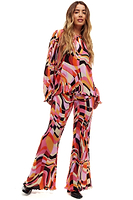 Thumbnail for Model wearing Retro Plisse Trouser standing facing the camera 
