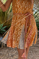 Thumbnail for caption_Model wears Desert Sunrise Riri Mini Dress  in UK size 10/ US 6
