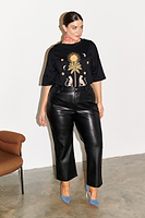Thumbnail for caption_Model wears Running Wild T-Shirt in XL