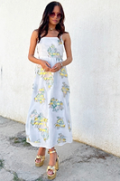 Thumbnail for Model wearing Jacquard Selina Dress