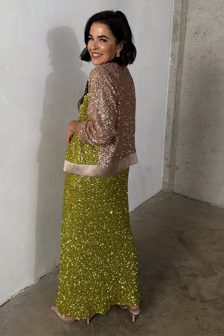 Sequin Mix Bomber