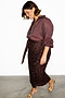 Chocolate Sequin Jaspre Skirt