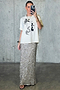 Silver Sequin Dorris Skirt